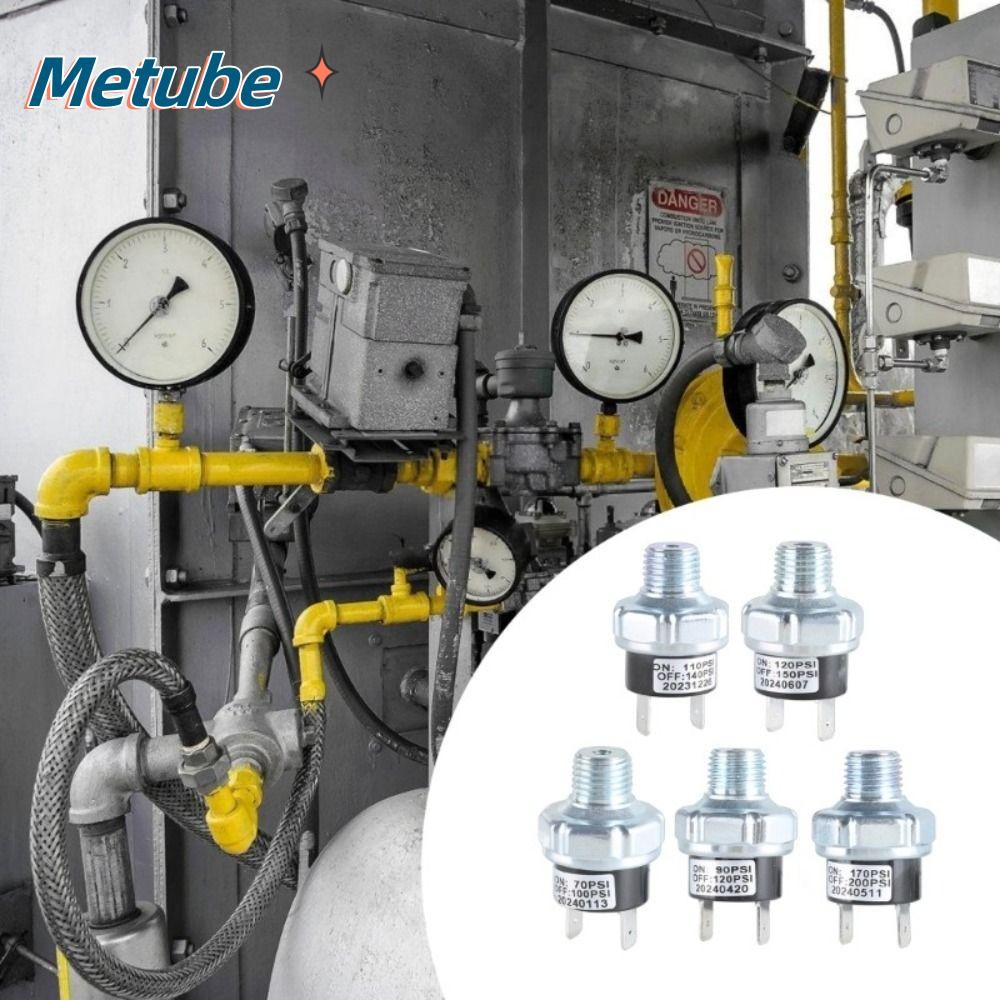 METUBE สวิตช์คอมเพรสเซอร์แอร์, 12 V/24 V 1/4 