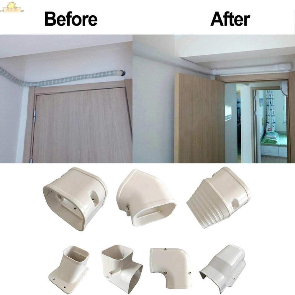ติดตั้งง่าย Split & Central AC Line Cover ป้องกันสายไฟและขยาย Lifespan ...
