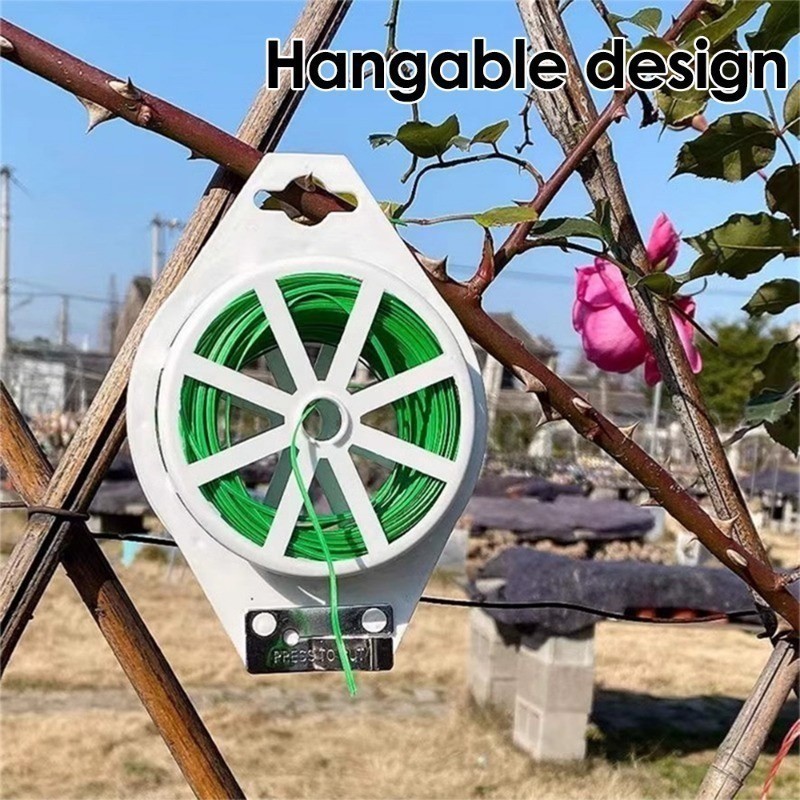 สาขาดอกไม้ Vine Fixing Rope - 20/50/100M พืชสวน Vine Self Cutting ...