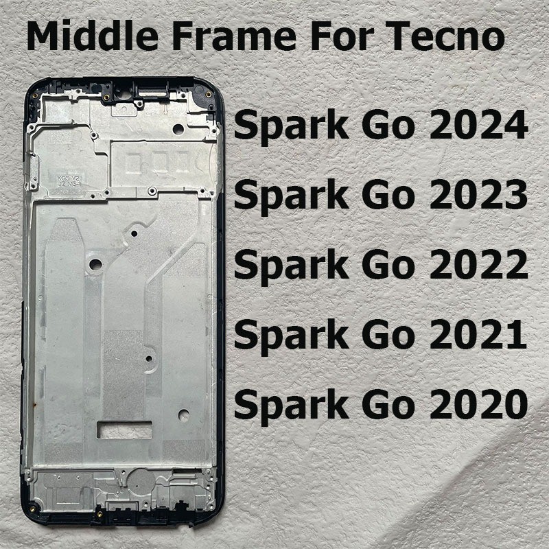 สําหรับ Tecno Spark Go 2024 กรอบ LCD กรอบกลาง Bezel Housing อะไหล่กรอบ ...