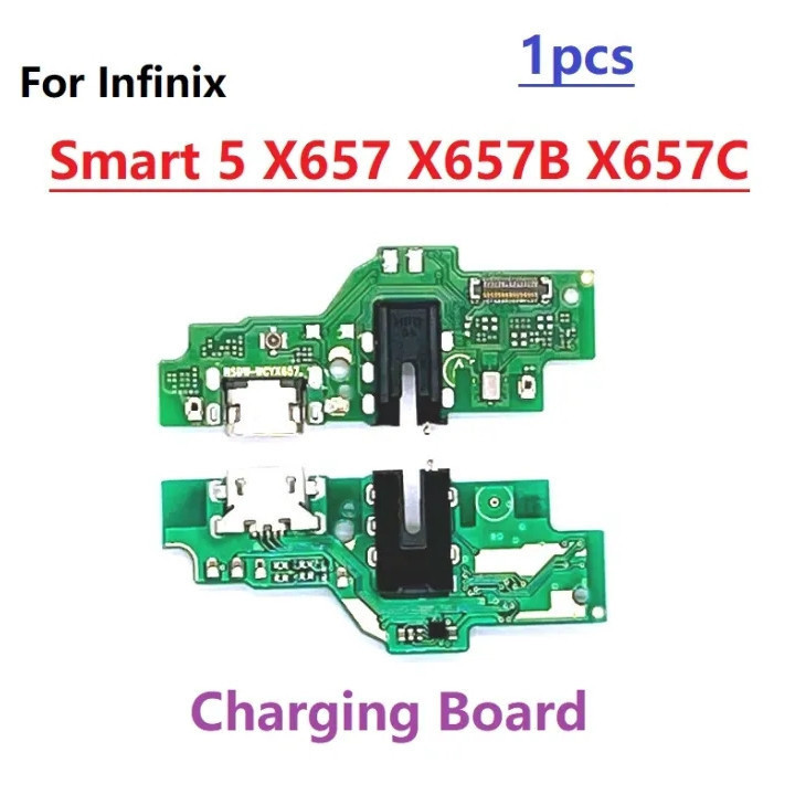 แพรตูดชาร์จ (Charging Port Flex ) Infinix Smart 5 X657 X657B X657C USB ...