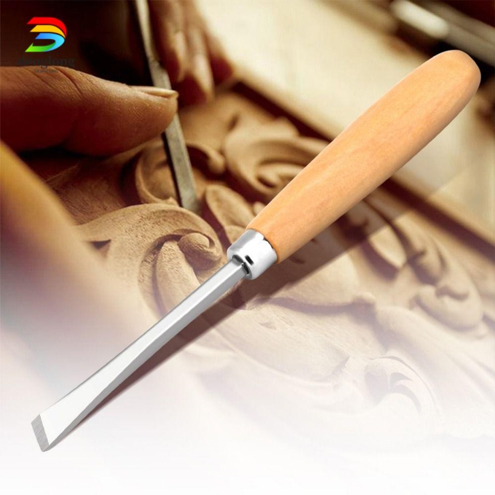 Denglong 6PCS สิ่วไม้ชุด,เครื่องมือมือเหล็กงานไม้แกะสลักสิ่ว,DIY ทนทาน ...