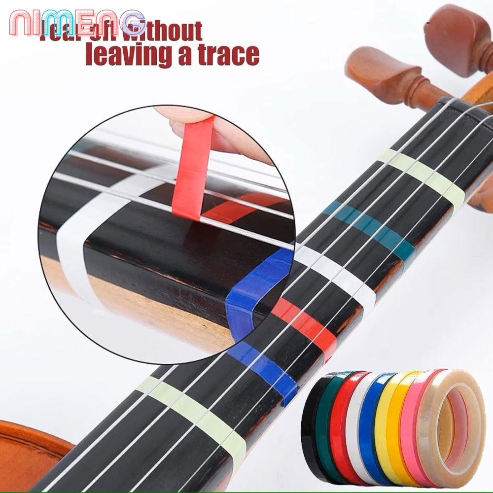 NIMENG ไวโอลิน Fingering เทปสติกเกอร์, 66M Fretboard หมายเหตุตําแหน่ง ...