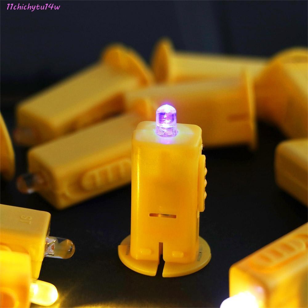 CHICHYTU14W 10 ชิ้นโคมไฟ, วัสดุ DIY โคมไฟในตัวโคมไฟ LED Wick, ใช้งาน ...