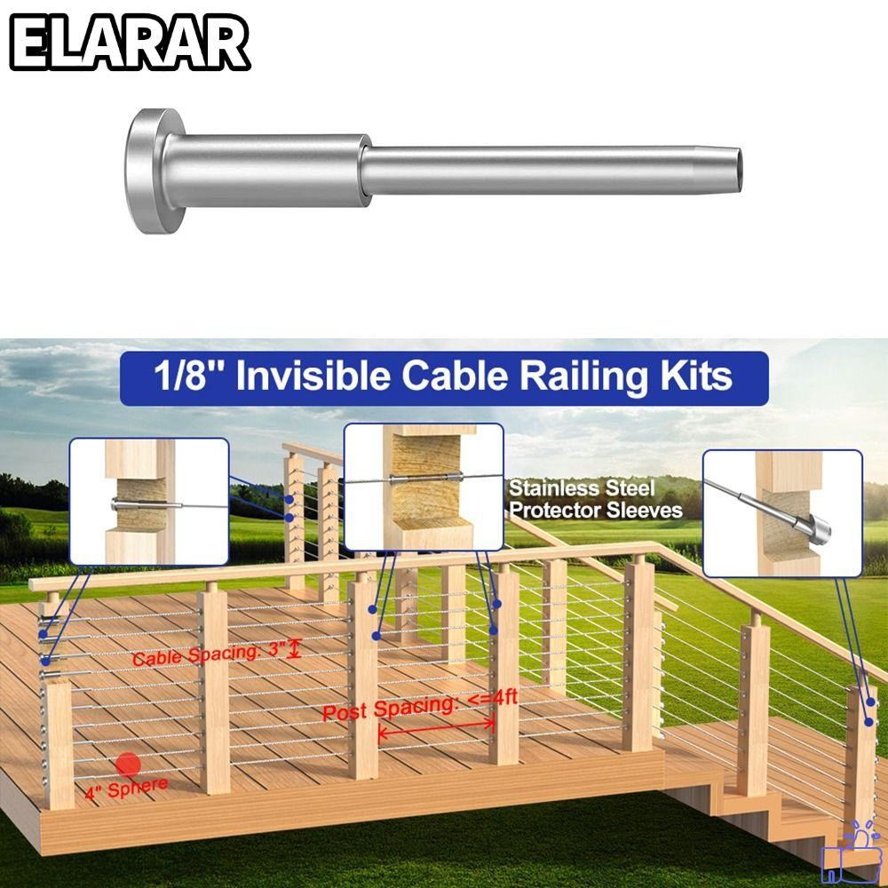 เอลรา‌R Cable Railing Receiver, ที่มองไม่เห็น 1/8
