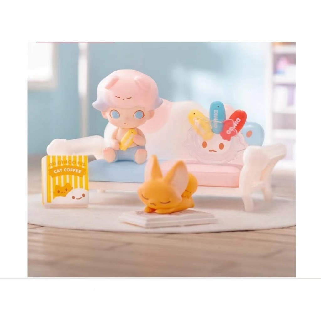 Popmart DIMOO DIMOO Cat Cat Paradise Series Mystery Box รูปของเล่นอิน ...