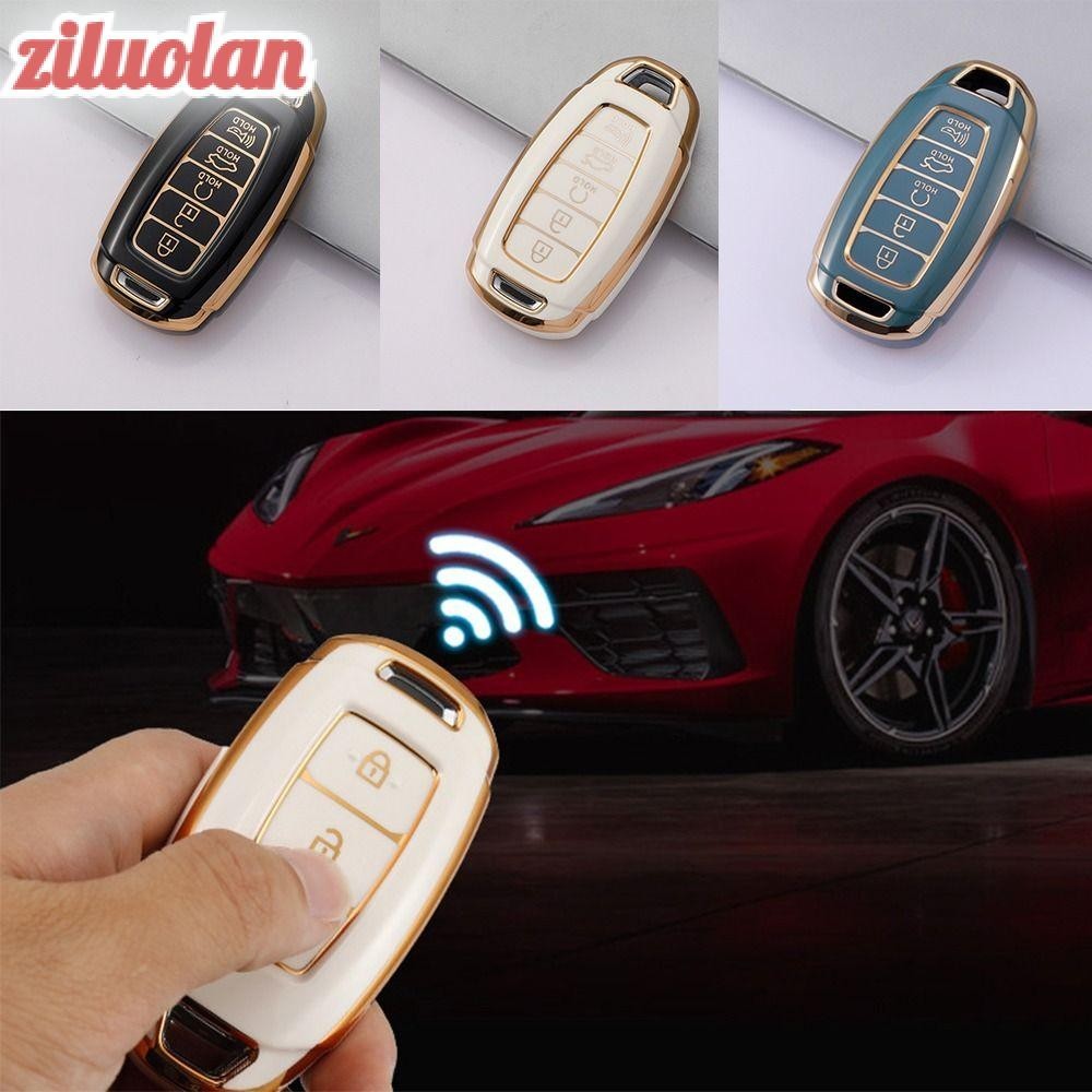 Ziluolan ฝาครอบกุญแจ, TPU Key Protector กุญแจรถ, แฟชั่นป้องกัน 5 ปุ่ม ...