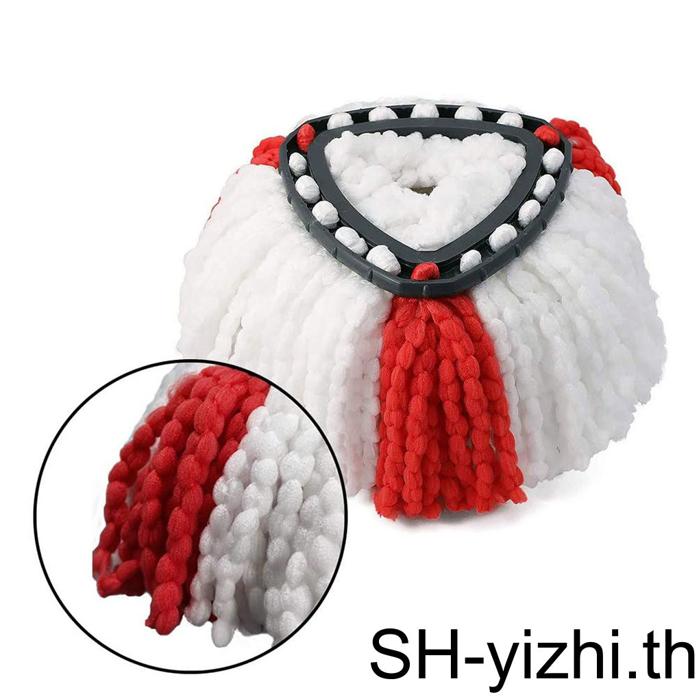 1/2/3 Mop Head Washable Mop Pad โพลีเอสเตอร์นํากลับมาใช้ใหม่ Mopping