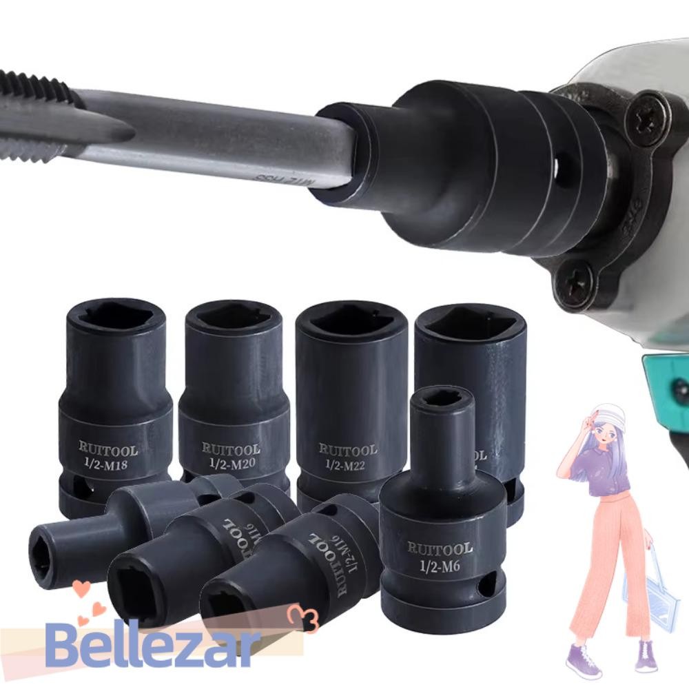 BELLEZAR Tap Die Socket Adapter, Quick Change Thread Taps M6-24 1/2 ...
