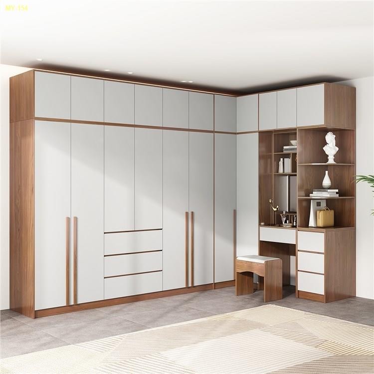 ﹍Corner wardrobe bedroom wardrobe simple modern wooden economy small ...