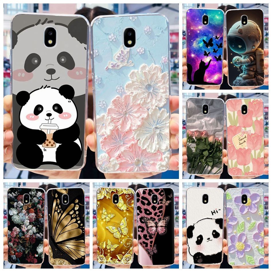 SAMSUNG สําหรับsamsung Galaxy J7 Pro SM-J730F J730G J730GMน่ารักPanda ...