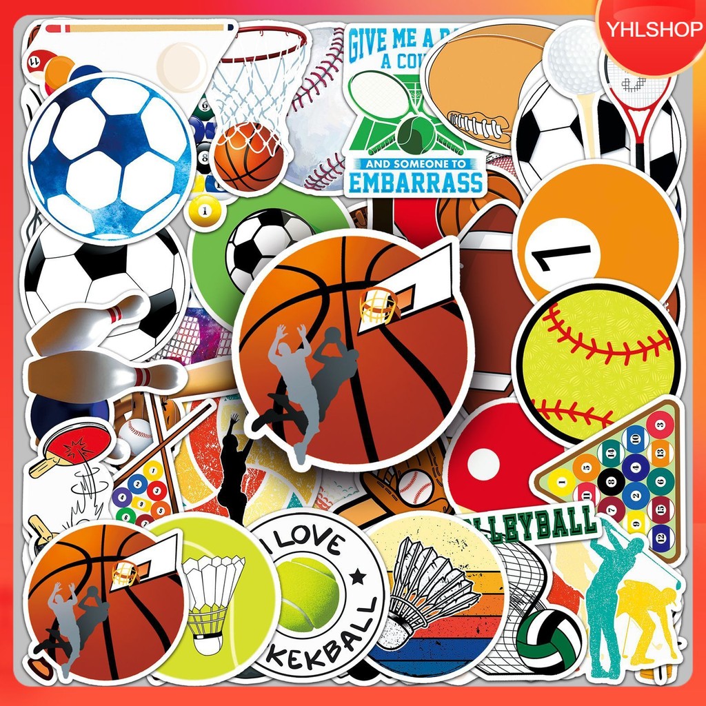 🎭พร้อมส่ง🎭 50ชิ้น กีฬาที่เล่นด้วยลูกบอล เกมลูกบอล ball sports game