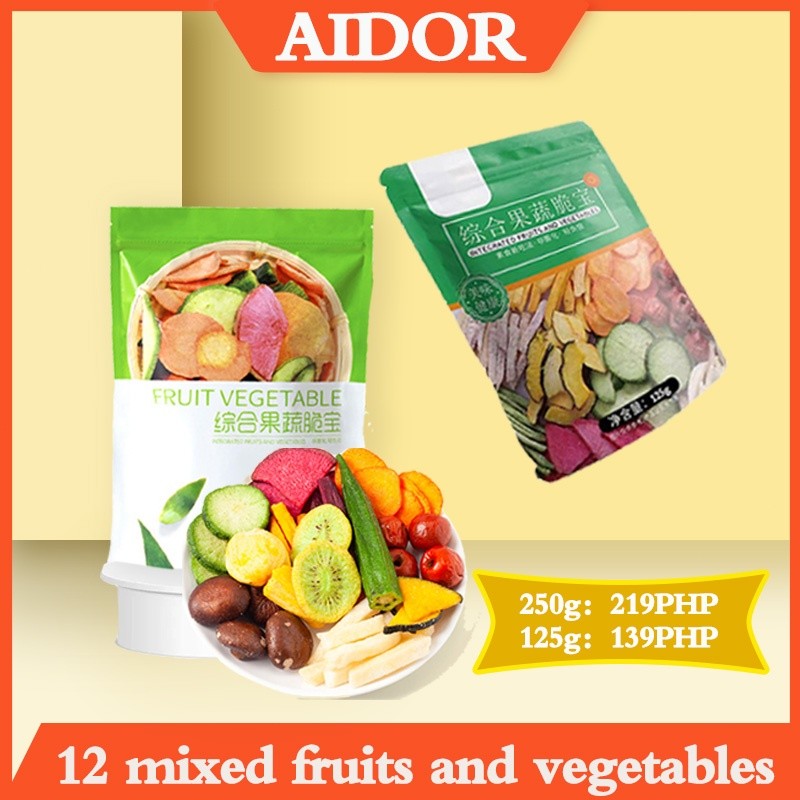 ขายส่งAIDOR การคายน้ำที่อุณหภูมิต่ำผสมผลไม้และผักกรอบ | Shopee Thailand