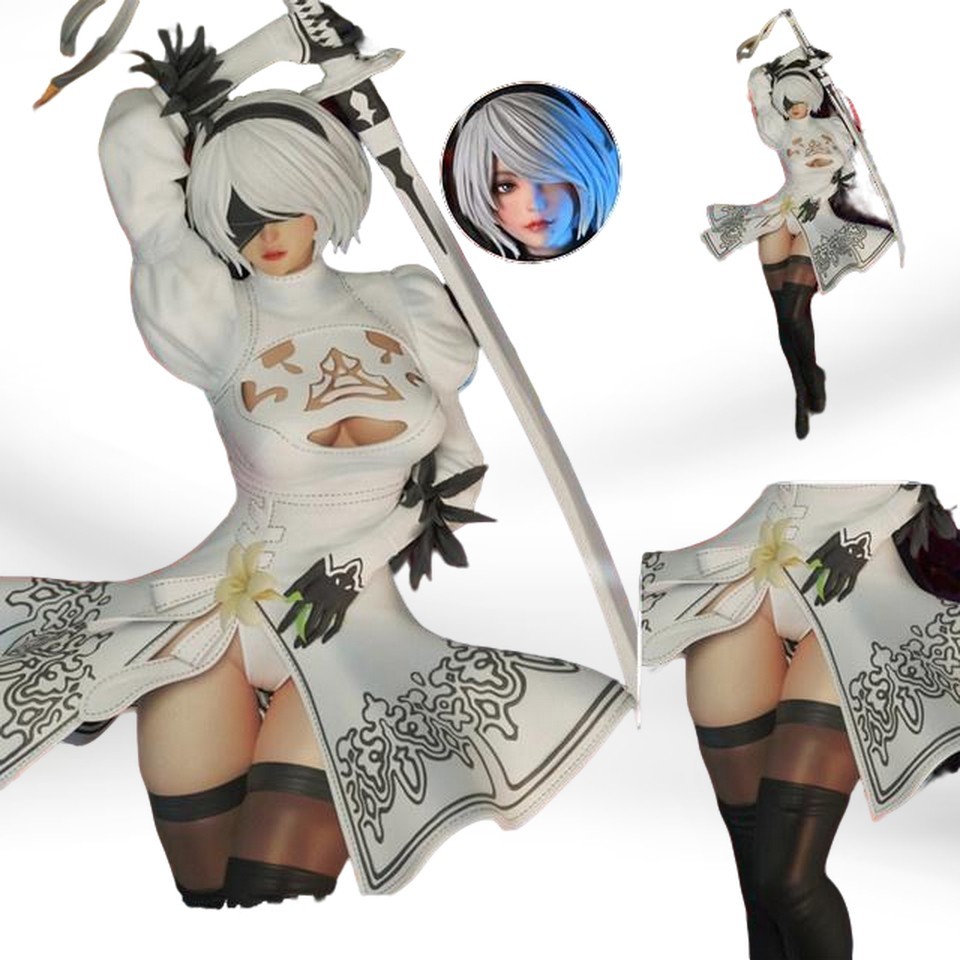 YoRHa Type A2 Resin Statue - Lazy Dog Studio [In-Stock]