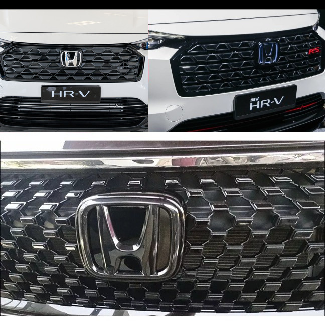Honda HRV 3rd Generation Honda Logo Cover Front & Rear 3D Logo Emblem ...