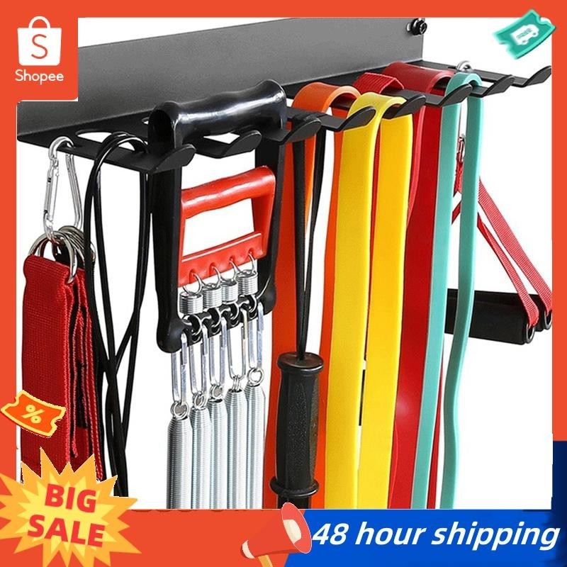 Heavy Duty Steel Gym Hanger Double Circle Heavy-Duty Gym Wall Rack - 17 ...