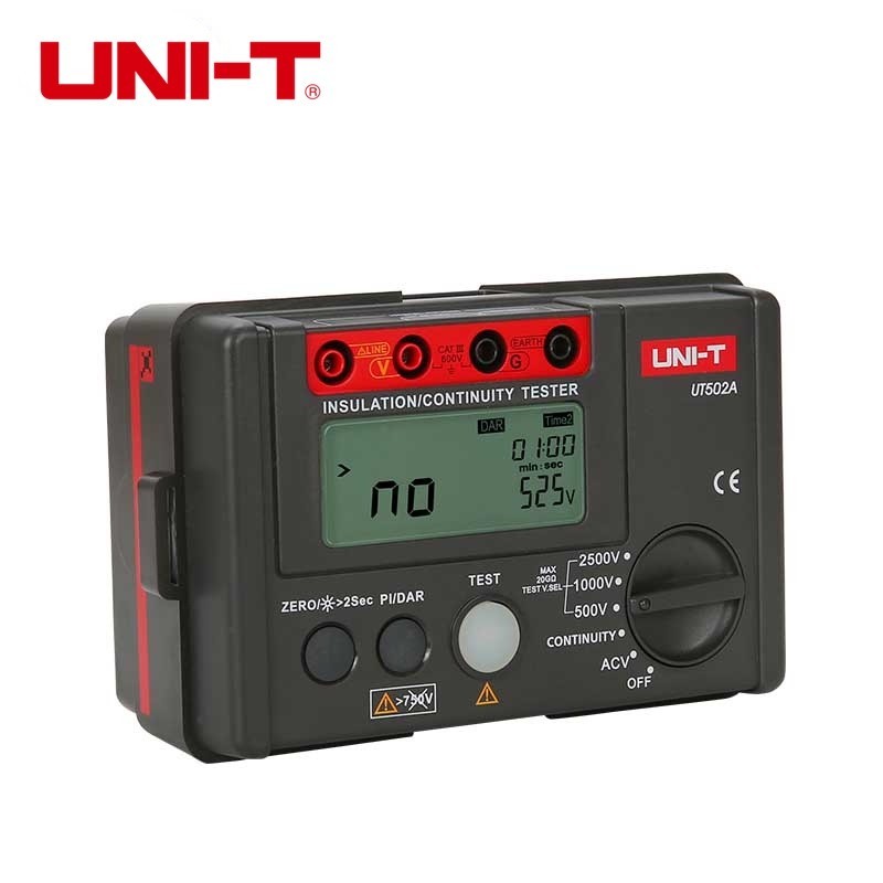 ของแท้ UNI-T UT502A เมกะโอมห์มิเตอร์ ดิจิตอล 2500V เครื่องวัดความเป็น ...