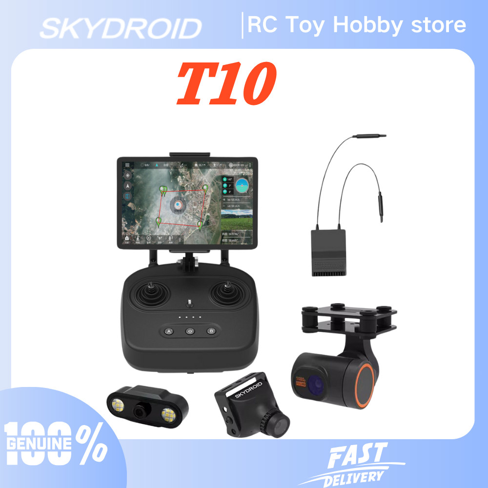 เครื่องส่งสัญญาณรีโมทคอนโทรล Skydroid T10 พร้อมตัวรับสัญญาณ R10 กล้อง ...