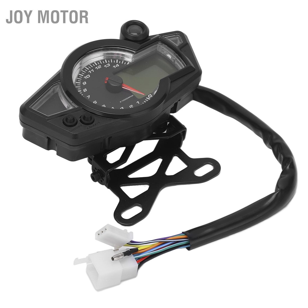 JOY Motor DC12V Speedometer TACHOMETER Anti Glare Backlight Universal ...