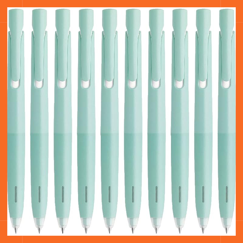ZEBRA Penna A Sfera Rubber 80 - Punta 0.7 Mm - Confezione Da 10 Pezzi - Import Giappone - Corpo In Gomma - 3