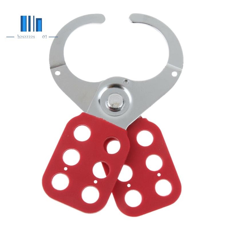 Steel Lockout Hasp Lock Heavy Duty Safty Lockout Hasp 38mm สีแดง ...