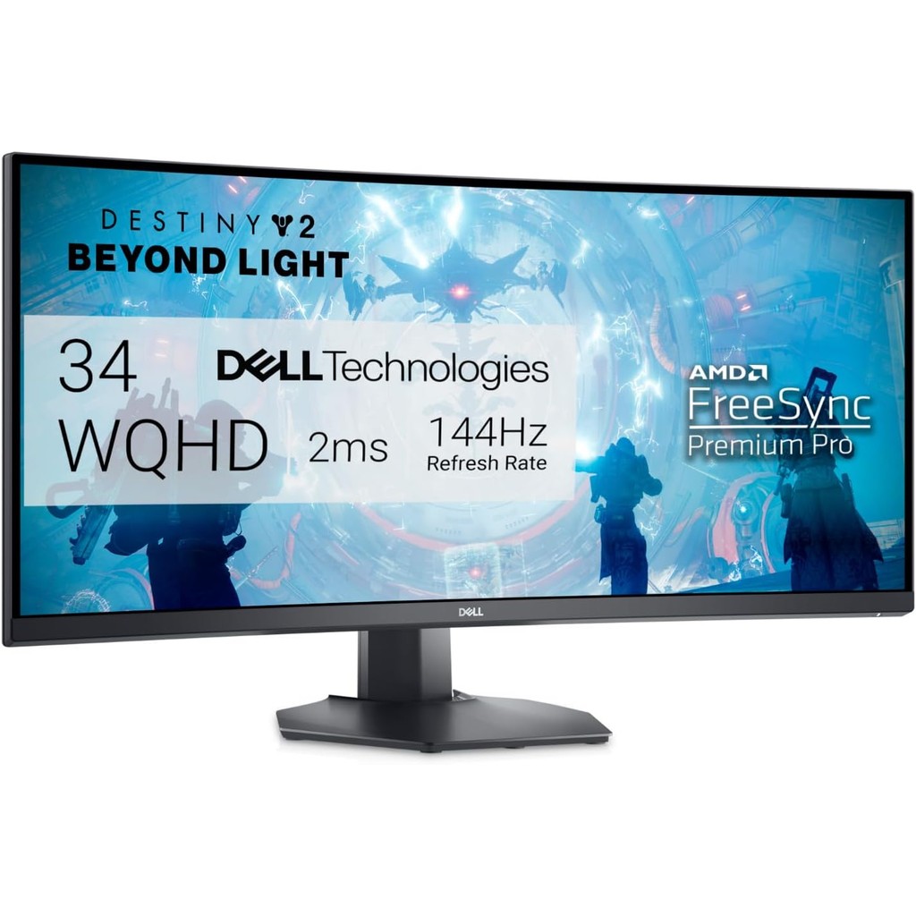 จอมอนิเตอร์ 34'' DELL S3422DWG 3440 x 1440 2k (UWQHD)/ 144Hz/ VA
