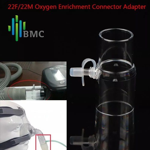 cpap oxygen tube tee oxygen connector cpap mask ข้อต่อชุดออกซิเจน ...