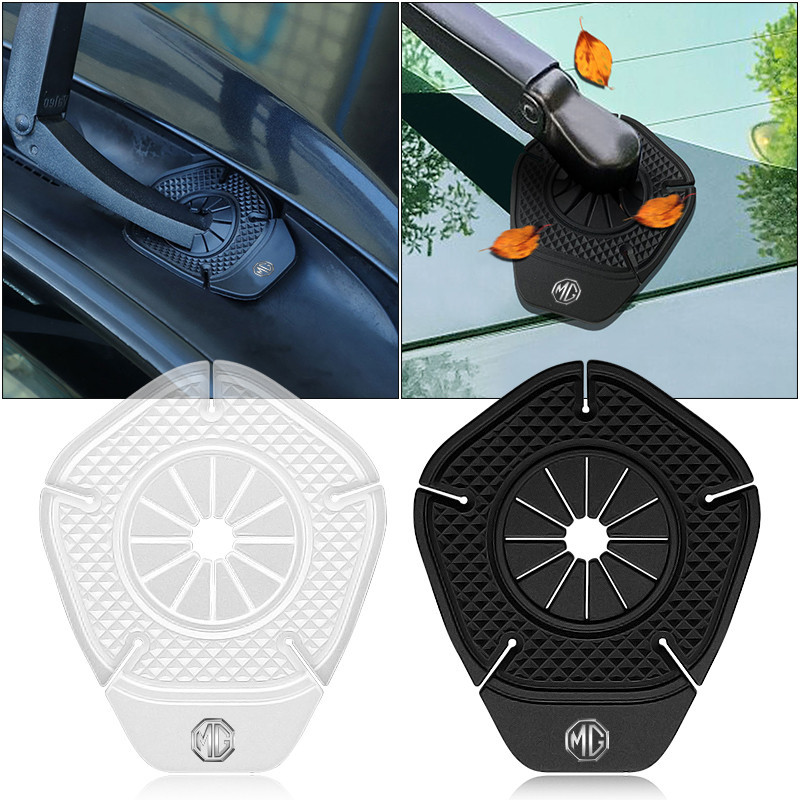 2 ชิ้นกระจกรถยนต์ Wiper ป้องกันฝุ่น Wiper Emblem จัดแต่งทรงผมสําหรับ MG ...