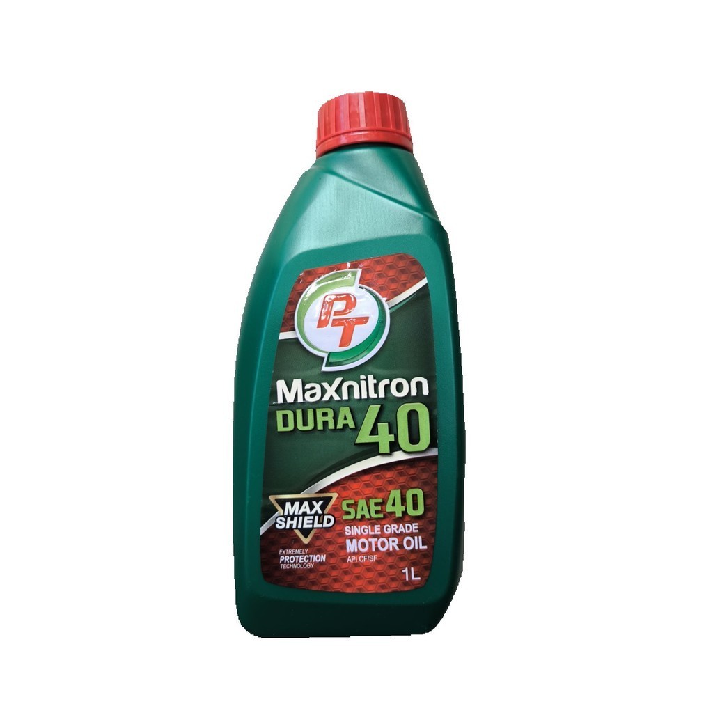 น้ำมันเครื่อง PT Dura 40. Max Shield SAE40 ขนาด1 ลิตร | Shopee Thailand