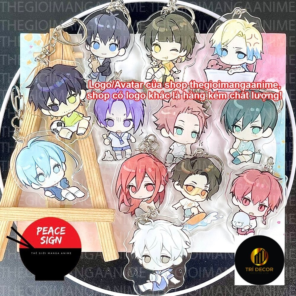 พวงกุญแจ Blue LOCK ver BABY ACTIVE พิมพ์ด้วยพวงกุญแจ kaiser nagi kurona ...