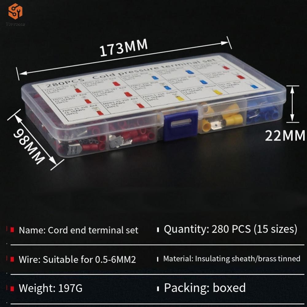 280 ชิ้น Terminal Blocks สูง-insulation Long Life Quick สายไฟ Anti-rust ...