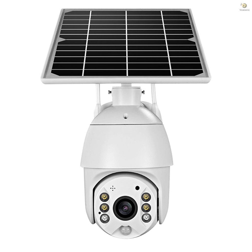 1080p Wireless Solar Panel Security กล้อง 2MP กันน้ํากลางแจ้งแบตเตอรี่ ...