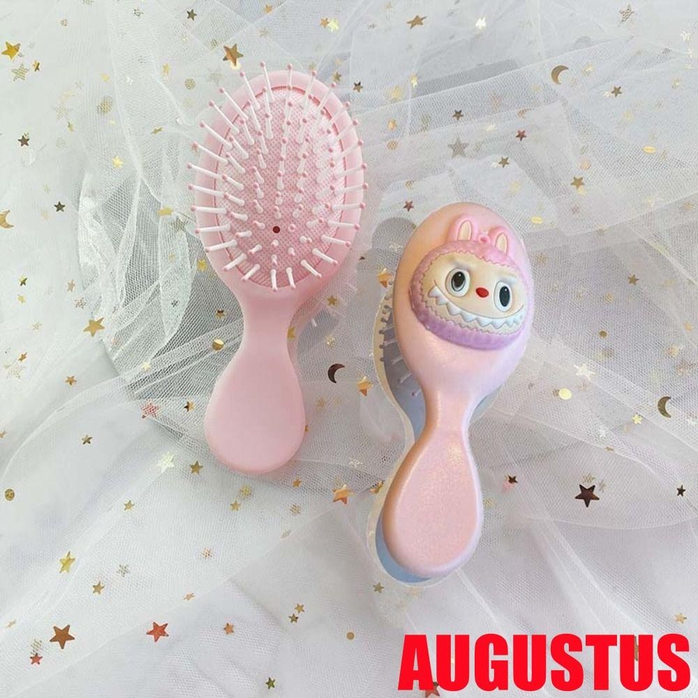 Augustus Labubu Air Cushion Comb, Mini Anti Static Labubu การ์ตูน Air ...