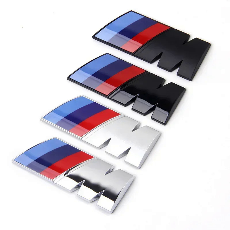BMW M LOGO Fender Emblem Badge Rear Trunk Badge For 1 3 5 7 Series X1 ...