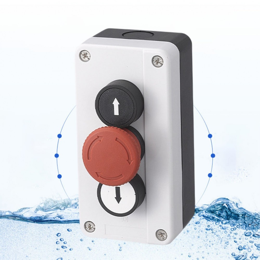 Power Control Box High Safety Switch M20 Knockout Hole For Industrial ...