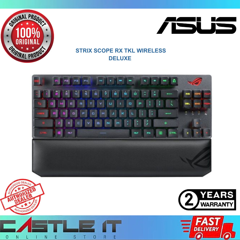 Asus ROG Strix Scope RX TKL Wireless Deluxe Tri-Mode Wired Bluetooth ...