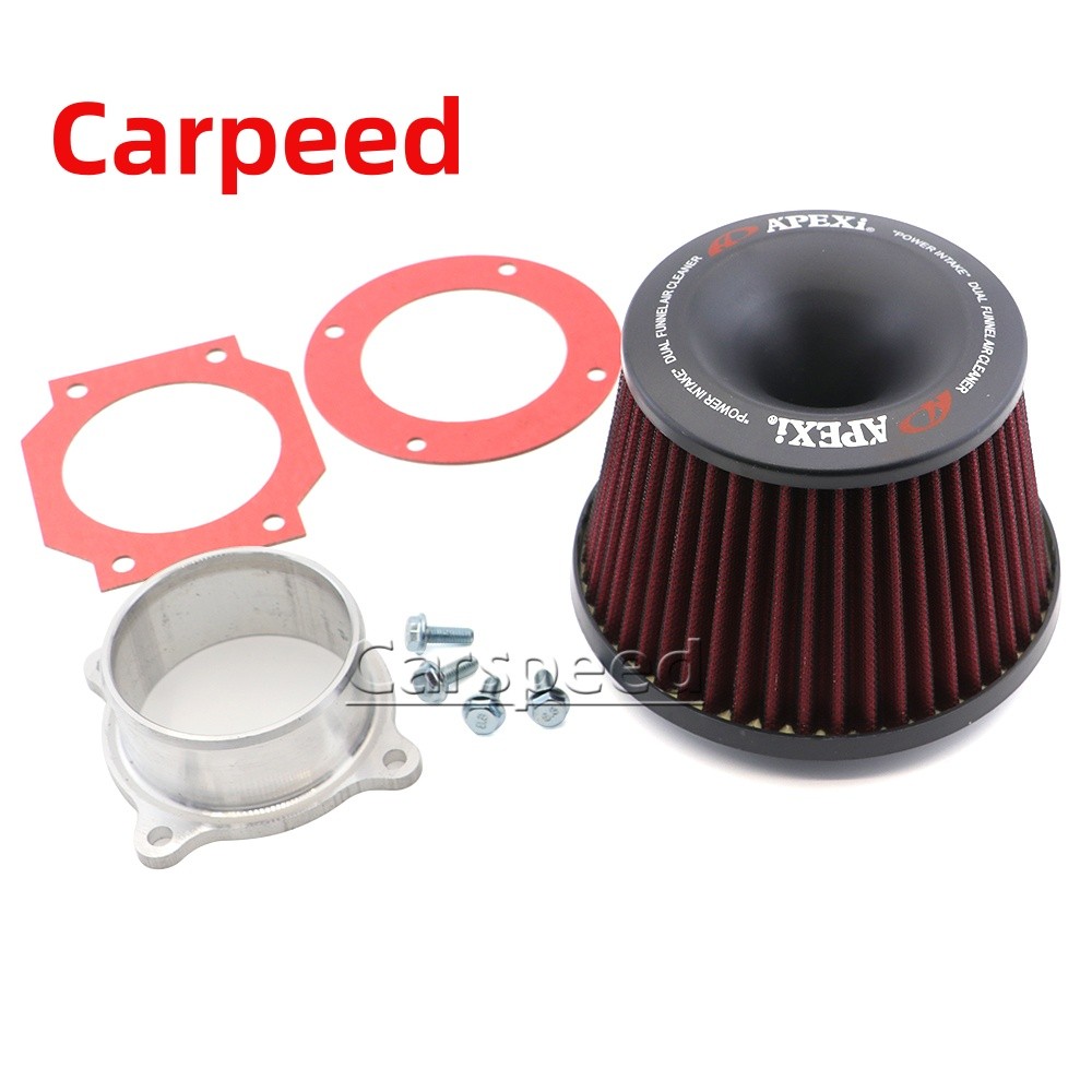 3 นิ้ว 76 มม.APEXI High Flow Air Filter Intake Dual Funnel Racing Sport ...