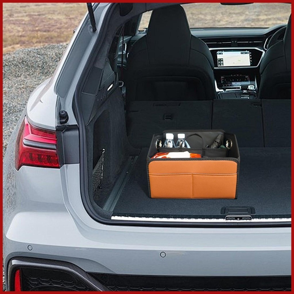 Auto Trunk Storage Organizer Multi-Compartment Auto คอนเทนเนอร์ตกแต่ง ...