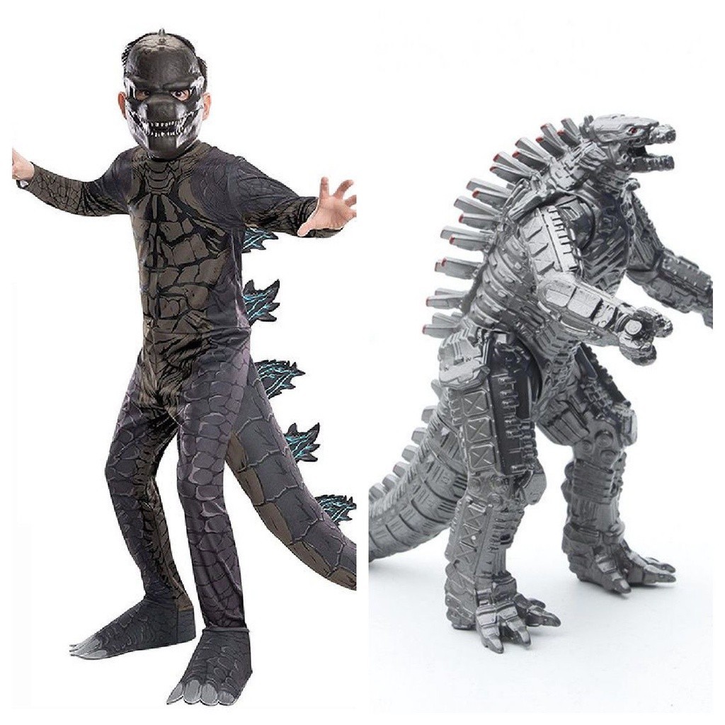 Godzilla vs Kingkong คอสเพลย์เครื่องแต่งกายบทบาทเล่น Jumpsuit เด็ก ...