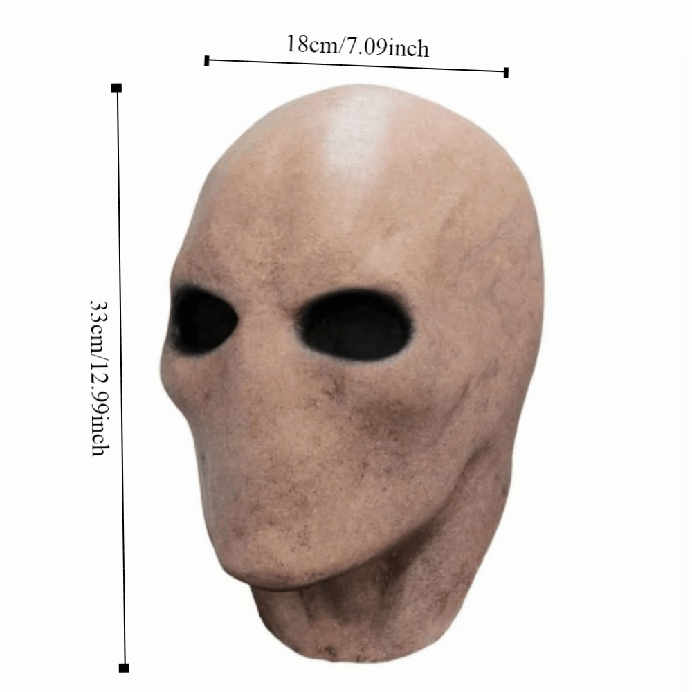KOWEN Alien Skull Latex หมวกกันน็อก, Faceless Man ที่สมจริงฮาโลวีน ...
