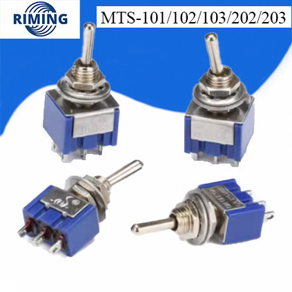 Toggle Switch Mini Switches 2 ตําแหน่ง 3 ตําแหน่งสวิตช์สลัก MTS-101/102 ...