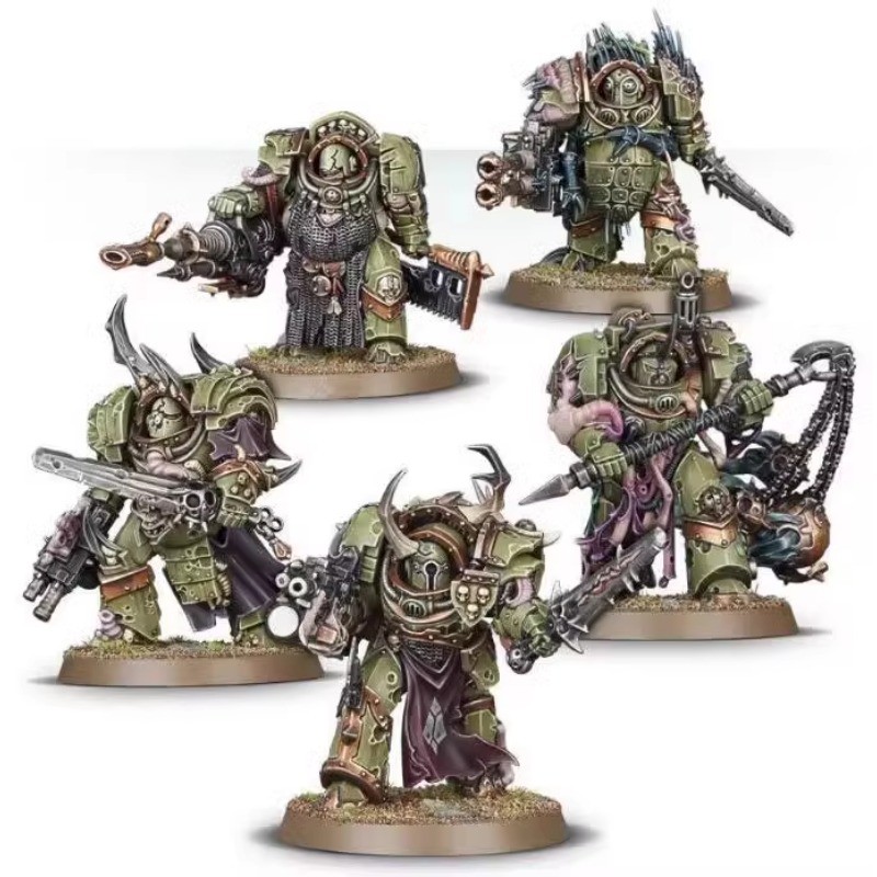 Death Guard BLIGHTLORD TERMINATORS Unpainted Resciscopic รุ่น E390 ...