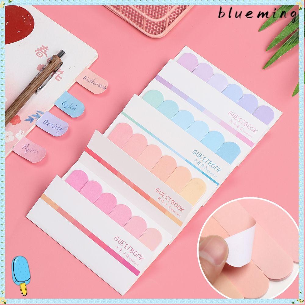 Blueming2 120 แผ่น Sticky Notes ความแปลกใหม่ DIY Tab Strip Label ...
