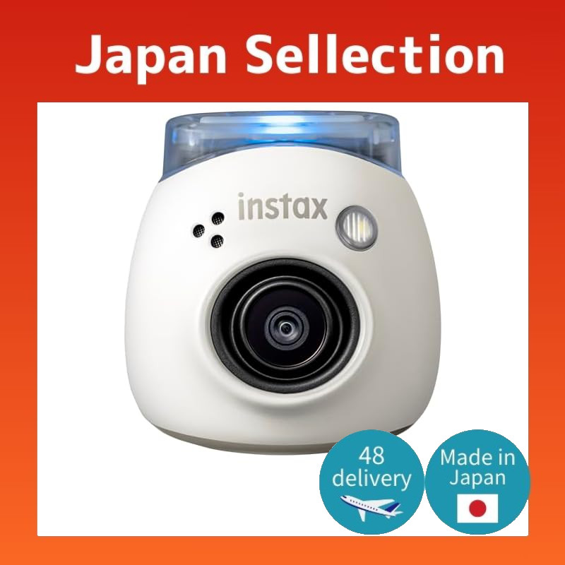 FUJIFILM Handheld Camera Cheki INSTAX Pal Milky White Wide-Angle Lens ...