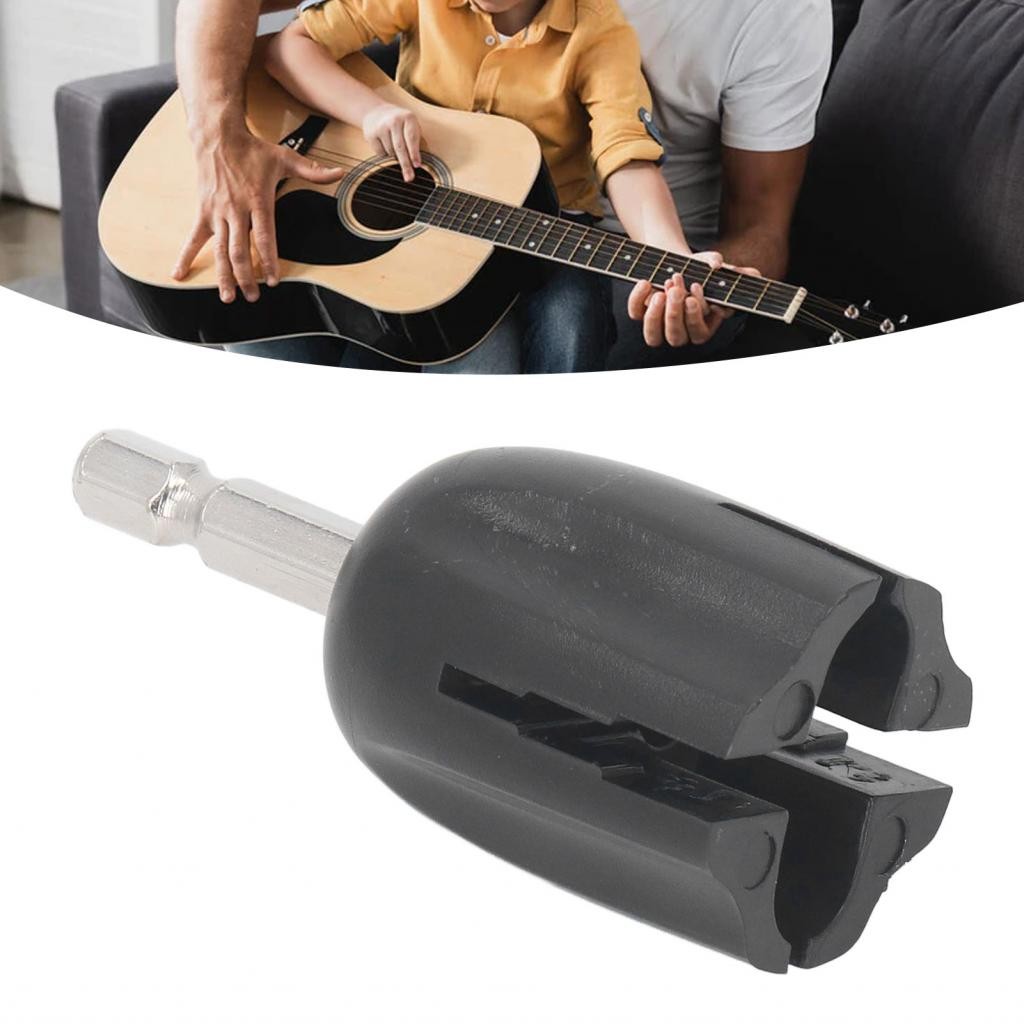 Alice A009CP Multifunctional Guitar String Peg Winder Bridge Pin Puller Electric Screwdriver