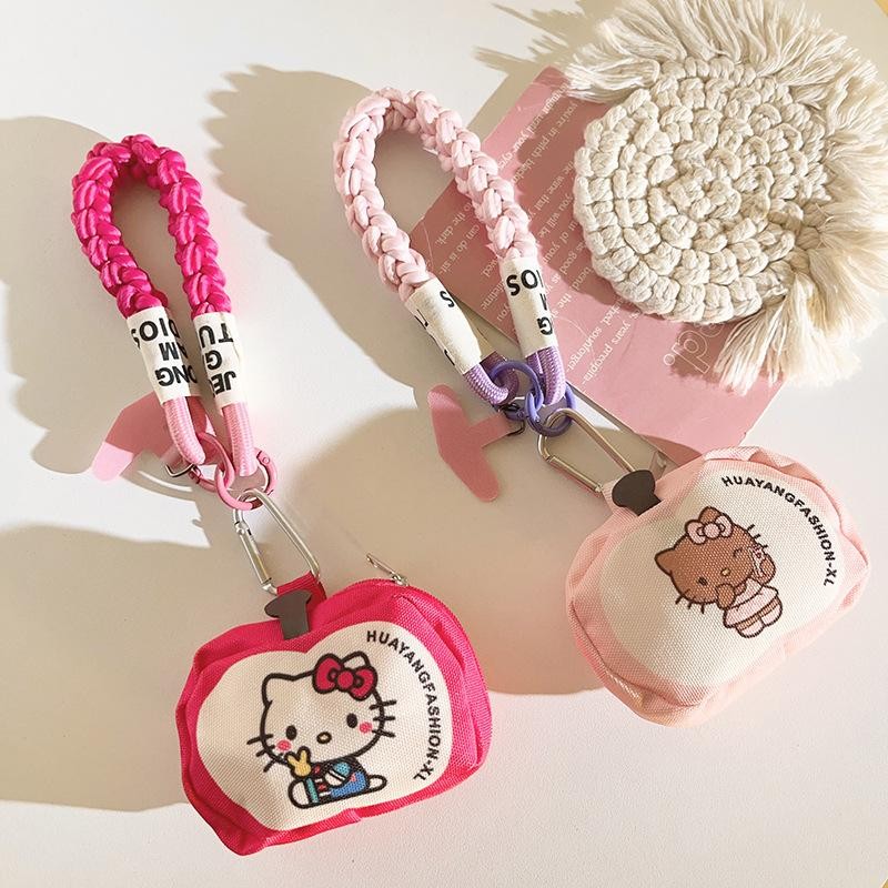 SETH Hello Kitty การ์ตูน กระเป๋าเหรียญจี้ Crossbody สำหรับโทรศัพท์ ...