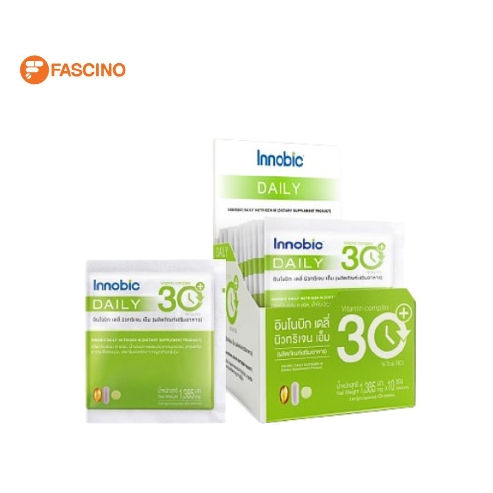 INNOBIC Daily Nutrigen M ผลิตภัณฑ์เสริมอาหาร บำรุงร่างกาย (กล่อง 10 ซอง ...