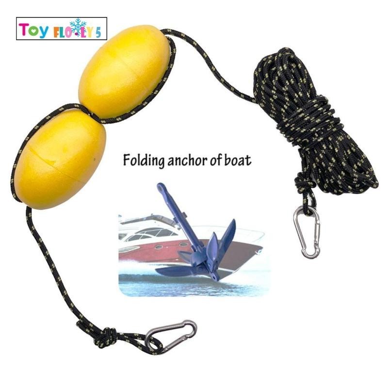[Fleurishroly5] Anchor Float Rope Buoy Throw Line พร้อมเชือกคลิปยาว 358 ...