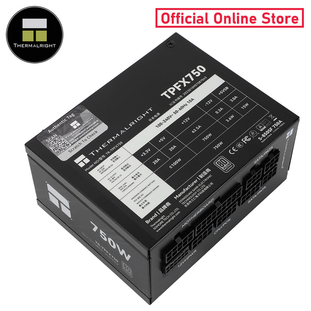 Thermalright TPFX750 SFX電源 80 platinum新品 Thermalright TPFX750 SFX電源 80 platinum新品 【公式通販】