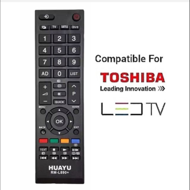 Télécommande Universelle Neuve Pour TV Toshiba – Modèle CT-90436 – 433 MHz – Sans Piles